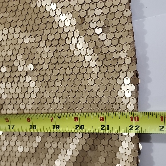 Baby Phat Women’s All Gold Sequins Open Front Cropped Jacket/ 2X - Picture 8 of 14